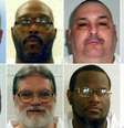 Os oito homens que o Arkansas pretendia executar em onze dias  Foto: Getty Images / BBC News Brasil