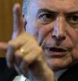 'Eu fui presidente de um partido [PMDB], o maior partido do país durante 15 anos, e as contribuições chegavam oficialmente pelo partido', disse Temer  Foto: EFE