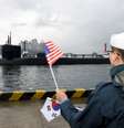 O submarino de propulsão nuclear USS Michigan chegou hoje ao porto de Busan, no sudeste da Coreia do Sul, segundo confirmou à Agência EFE um porta-voz de Defesa de Seul.  Foto: Reuters