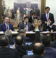 Reunião da Comissão Especial da Reforma Trabalhista, pauta que será votada nesta quarta na Câmara  Foto: Agência Brasil / BBC News Brasil