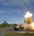Imagem de arquivo mostra disparo do sistema Thaad (escudo antimísseis)  Foto: Reuters