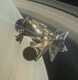 Ilustração da Nasa mostra a sonda Cassini na órbita de Saturno  Foto: EFE
