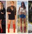 Famosas usam bota vermelha  Foto: AgNews / Elas no Tapete Vermelho