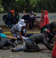 Protestos na Venezuela  Foto: EFE