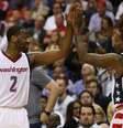 John Wall (2) foi o cestinha do Washington Wizards.  Foto: Reuters
