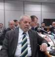 O ex-presidente Luiz Inácio Lula da Silva prestando depoimento ao juiz Sérgio Moro  Foto: Agência Brasil