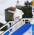 Papa Francisco chega a Portugal.  Foto: Reuters