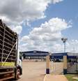 Entrada da JBS  Foto: BBC News Brasil