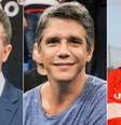 Luciano Huck, Marcio Garcia e Ronaldo Nazário: cobranças e ironias pelo apoio ao senador delatado  Foto: TV Globo/Divulgação / Sala de TV