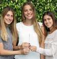 Victoria Roca, Susana Cappello e Carolina Baigorri   Foto: Reprodução 