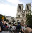 Ministro do Interior Gerard Collomb atendendo a imprensa apos ataque em Paris  Foto: EPA/YOAN VALAT / EFE