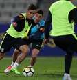 Philippe Coutinho participa de treino tático da Seleção Brasileira na preparação para o amistoso com a Argentina  Foto: Lucas Figueiredo/CBF
