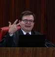 O relator da ação, ministro Herman Benjamin, durante julgamento da chapa Dilma-Temer  Foto: Fabio Rodrigues Pozzebom/Agência Brasil