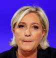 Líder de extrema-direita da França, Marine Le Pen, em Paris  Foto: Reuters
