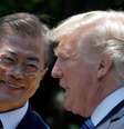 Presidentes dos EUA, Donald Trump, e da Coreia do Sul, Moon Jae-in, falam a jornalistas
30/06/2017
REUTERS/Carlos Barria  Foto: Reuters