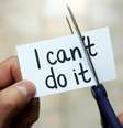 Corte o não de sua vida e pense que você pode fazer.  Foto: iStock
