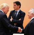 Michel Temer encontrou-se com Donald Trump durante reunião do G20  Foto: Reuters