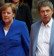 Angela Merkel e Joachim Sauer na cúpula do G7 na Itália neste ano, em uma de suas raras aparições públicas   Foto: BBC News Brasil