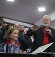  Ex-presidente Lula dá entrevista coletiva na sede do PT Nacional, em São Paulo.  Foto: Paulo Pinto/ AGPT
