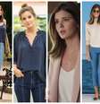 4 looks de Camila Queiroz  Foto: TV Globo/Divulgação / Elas no Tapete Vermelho