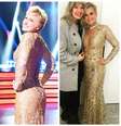 Xuxa, ao lado de MichellyX: vestido bordado com cristais na estreia da 2ª temporada de Dancing Brasil (Fotos: Reprodução/Instagram)  Foto: Elas no Tapete Vermelho