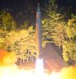 Lançamento de míssil norte-coreano durante teste realizado no dia 28 de julho  Foto: Reuters