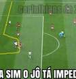Gol de Jô foi mal anulado e gerou memes nas redes sociais  Foto: Reprodução / Humor Esportivo