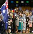 Uma cerimônia de cidadania que aconteceu em Melbourne em janeiro  Foto: BBC News Brasil