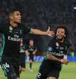 Casemiro comemora gol do Real Madrid contra o Manchester United 
  8/8/2017     REUTERS/Eddie Keogh  Foto: Reuters
