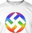 Camiseta com símbolo da suástica remodelada  Foto: Teespring.com / BBC News Brasil