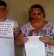 Adolescente de 14 anos pediu perdão público ao lado da mãe após cantar funk contra policiais paulistas  Foto: BBC News Brasil