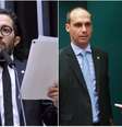 Ao mesmo tempo em que lidera como deputado sobre o qual recaiu o maior número de acusações, Wyllys foi vítima em três processos - dois em que o acusado era Eduardo Bolsonaro e uma, o Delegado Éder Mauro.  Foto: BBC News Brasil