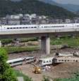 Acidente com trem-bala  Foto: BBC News Brasil