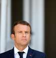 Presidente francês, Emmanuel Macron, durante coletiva de imprensa na Bulgária  Foto: Reuters