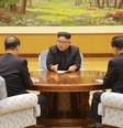 Kim Jong-un participa de reunião na Coreia do Norte  Foto: Reuters