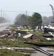 Destruição deixada pela passagem do furacão Irma em Florida Keys  Foto: Getty Images