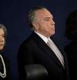 Presidente do STF, Cármen Lúcia (à esquerda), presidente Michel Temer, e Raquel Dodge, nova procuradora-geral de República, durante cerimônia de posse nesta segunda-feira
18/09/2017
REUTERS/Ueslei Marcelino  Foto: Reuters