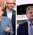 Angela Merkel foi reeleita, mas o grande vitorioso desta eleição foi o partido AfD, de Jörg Meuthen / Foto: Getty Images/EPA  Foto: BBC News Brasil