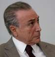 O presidente brasileiro Michel Temer durante cerimônia em Brasília  Foto: Reuters