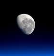 Lua vista a partir da Estação Espacial Internacional  Foto: Nasa