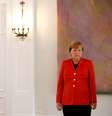 Merkel durante evento em Berlim
 28/9/2017    REUTERS/Axel Schmidt  Foto: Reuters