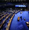 Plenário do Senado durante sessão sobre a urgência na votação sobre o afastamento de Aécio Neves  Foto: Agência Senado