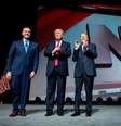 Trump em evento da Associação Nacional de Rifles, maior lobby pró-armas dos EUA.   Foto: BBC News Brasil