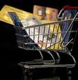 Carrinho de compras com cartões de crédito  Foto: BBC News Brasil