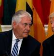 Rex Tillerson e Donald Trump  Foto: Reuters