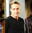 Junior (Bruno Gagliasso), Eduardo (Rodrigo Andrade) e Filipinho (Josafá Filho): o enfrentamento da família para se assumir gay  Foto: TV Globo/Divulgação / Sala de TV