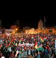Protesto contra nova tentativa do presidente da Bolívia, Evo Morales, de concorrer à reeleição em 2019, em La Paz 10/10/2017 REUTERS/David Mercado  Foto: Reuters