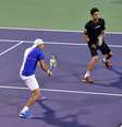Marcelo Melo e o polonês Lukasz Kubot  Foto: Getty Images