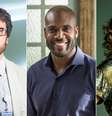 Samuel (Eriberto Leão), Cido (Rafael Zuku) e Nick (Fábio Lago): as dores e as delícias de ser gay, no horário nobre da TV.  Foto: Estevam Avellar/TV Globo e Raquel Cunha/TV Globo