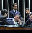 A mesa do Senado na sessão que adiou a votação sobre Aécio Neves (PSDB-MG) | Foto: Geraldo Magela/Ag. Senado   Foto: BBC News Brasil